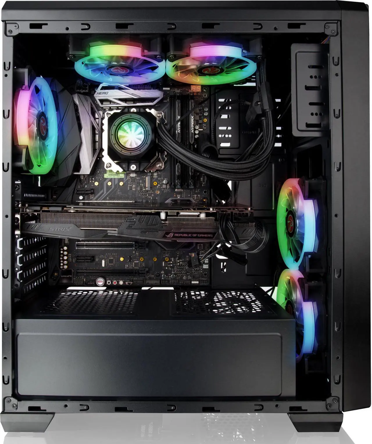Alt view image 2 of 7 - ARCADIA II, an ATX tower with Acrylic window, Aluminum brush style design, with magnetic Dust filters, Elegance in combination of features, tool-free system, an unbelievable price and a rigid quality.