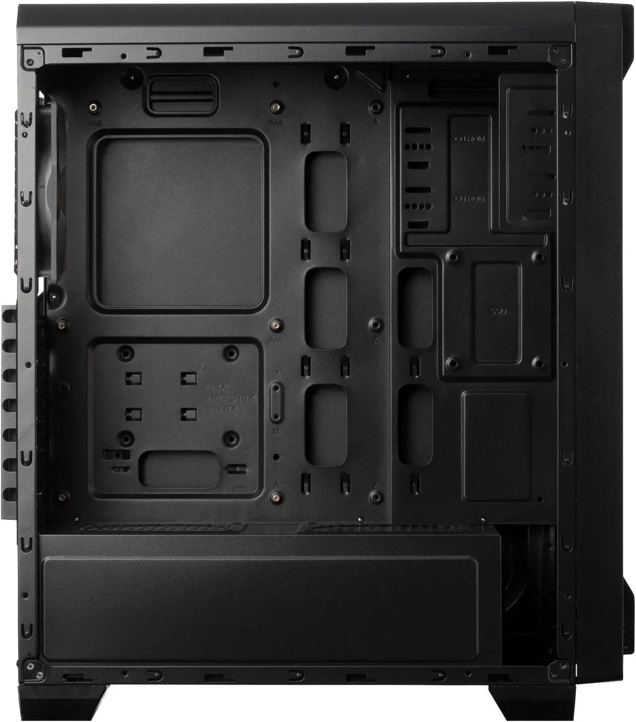 Alt view image 5 of 7 - ARCADIA II, an ATX tower with Acrylic window, Aluminum brush style design, with magnetic Dust filters, Elegance in combination of features, tool-free system, an unbelievable price and a rigid quality.