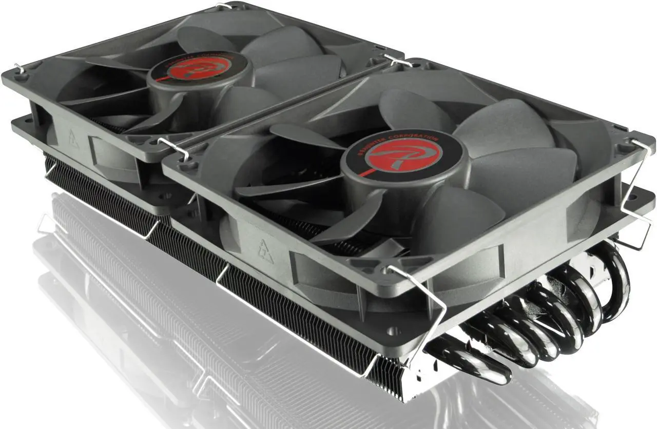 Alt view image 4 of 6 - RAIJINTEK MORPHEUS VEGA - Superior High-End VGA Cooler, 12* 6mm Heat-Pipe & 129 fins, Fully Black Coated, 26 RAM Heat-Sink & 1 Big VRM Heat-Sink, Fan clip options for 12025 & 12013 fans