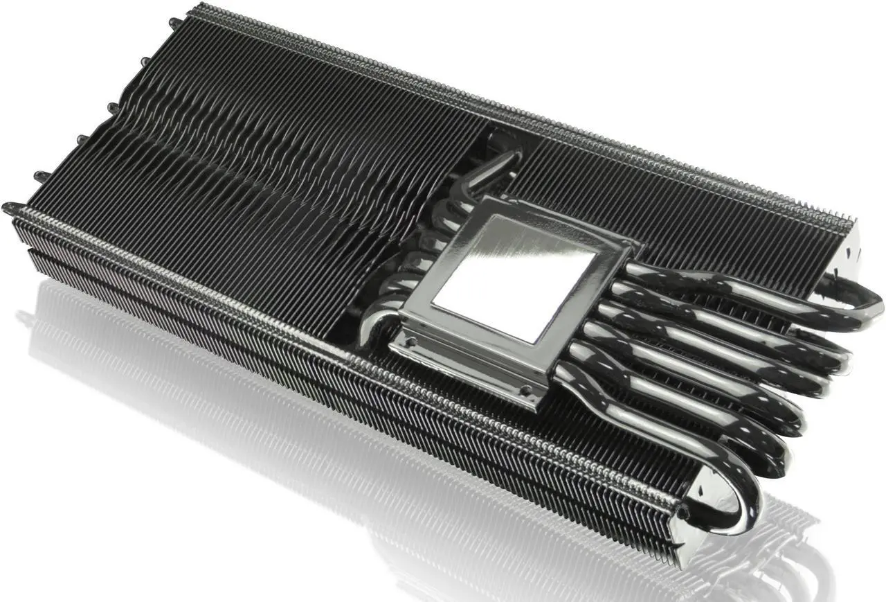 Alt view image 6 of 6 - RAIJINTEK MORPHEUS VEGA - Superior High-End VGA Cooler, 12* 6mm Heat-Pipe & 129 fins, Fully Black Coated, 26 RAM Heat-Sink & 1 Big VRM Heat-Sink, Fan clip options for 12025 & 12013 fans