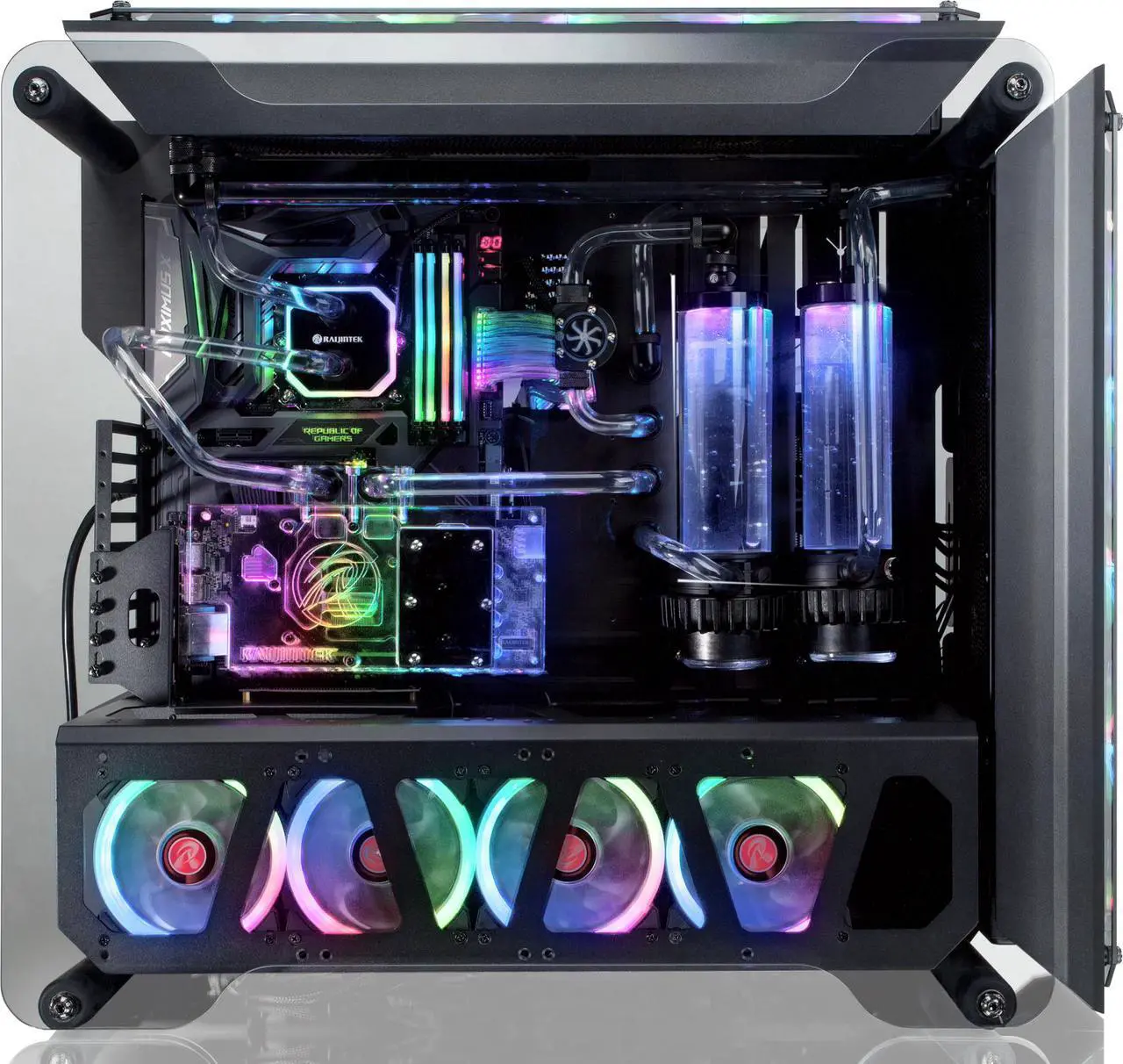 Alt view image 3 of 7 - ENYO, a Goliath Chassis of the Open Frame / Benching Case, is designed  to fulfil the biggest dream of any high end enthusiast in terms of Water Cooling or Air Cooling with the most powerful component