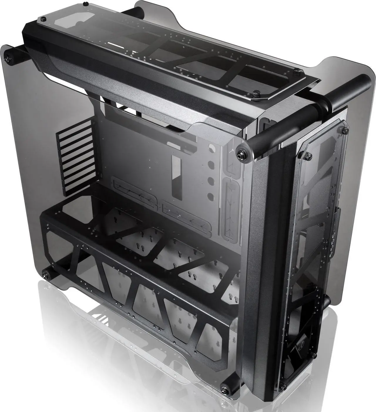 Alt view image 6 of 7 - ENYO, a Goliath Chassis of the Open Frame / Benching Case, is designed  to fulfil the biggest dream of any high end enthusiast in terms of Water Cooling or Air Cooling with the most powerful component