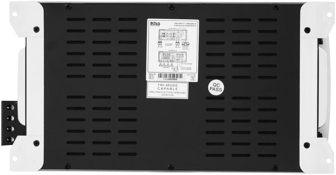 Alt view image 10 of 20 - New Boss Ar2400.4 2400 Watt 4 Channel Car Amplifier Car Audio Car Amp