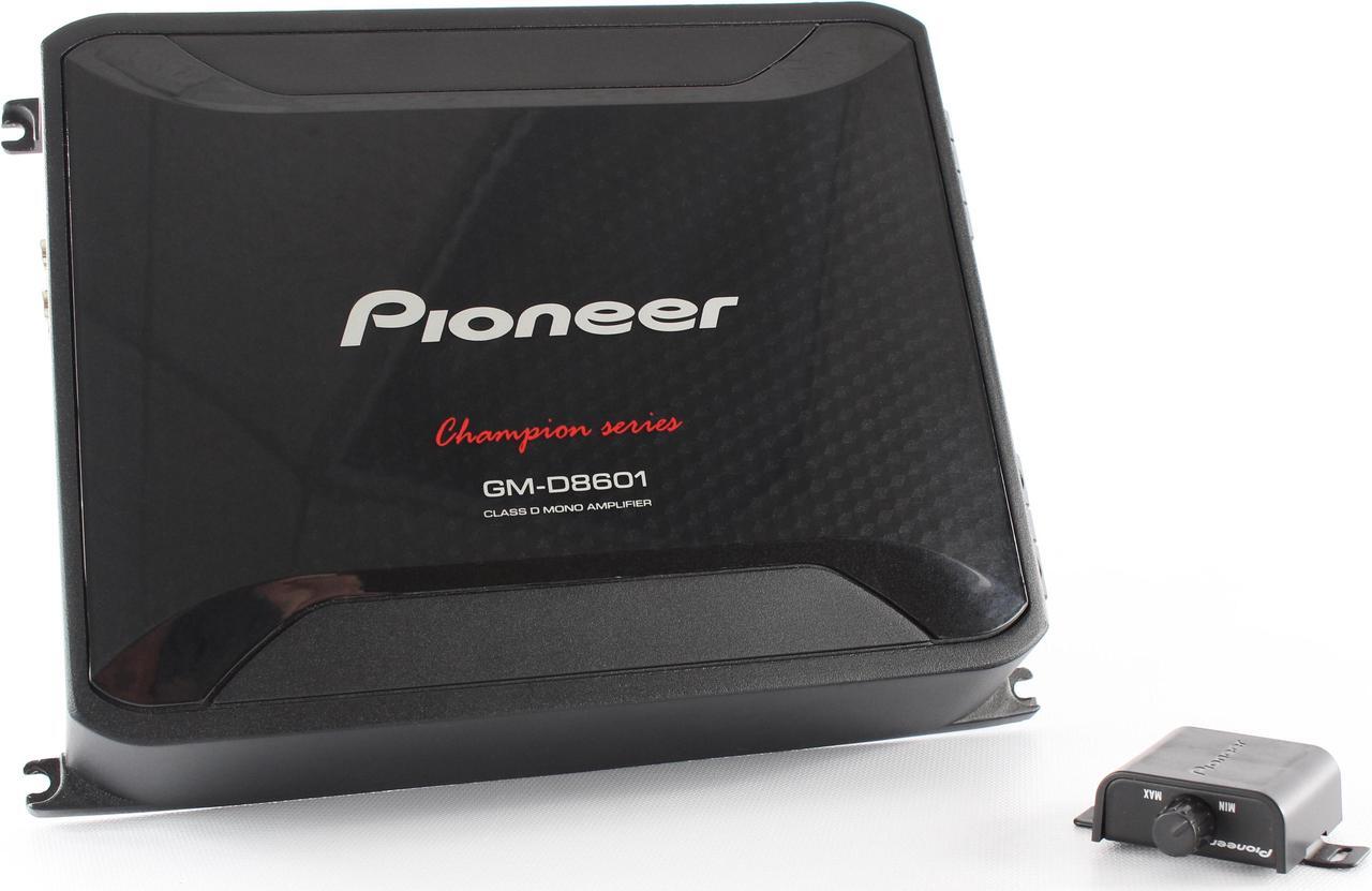 Alt view image 2 of 20 - New Pioneer Gmd8601 1600W Car Audio Mono Amplifier Amp With Bass Knob 1600 Watt