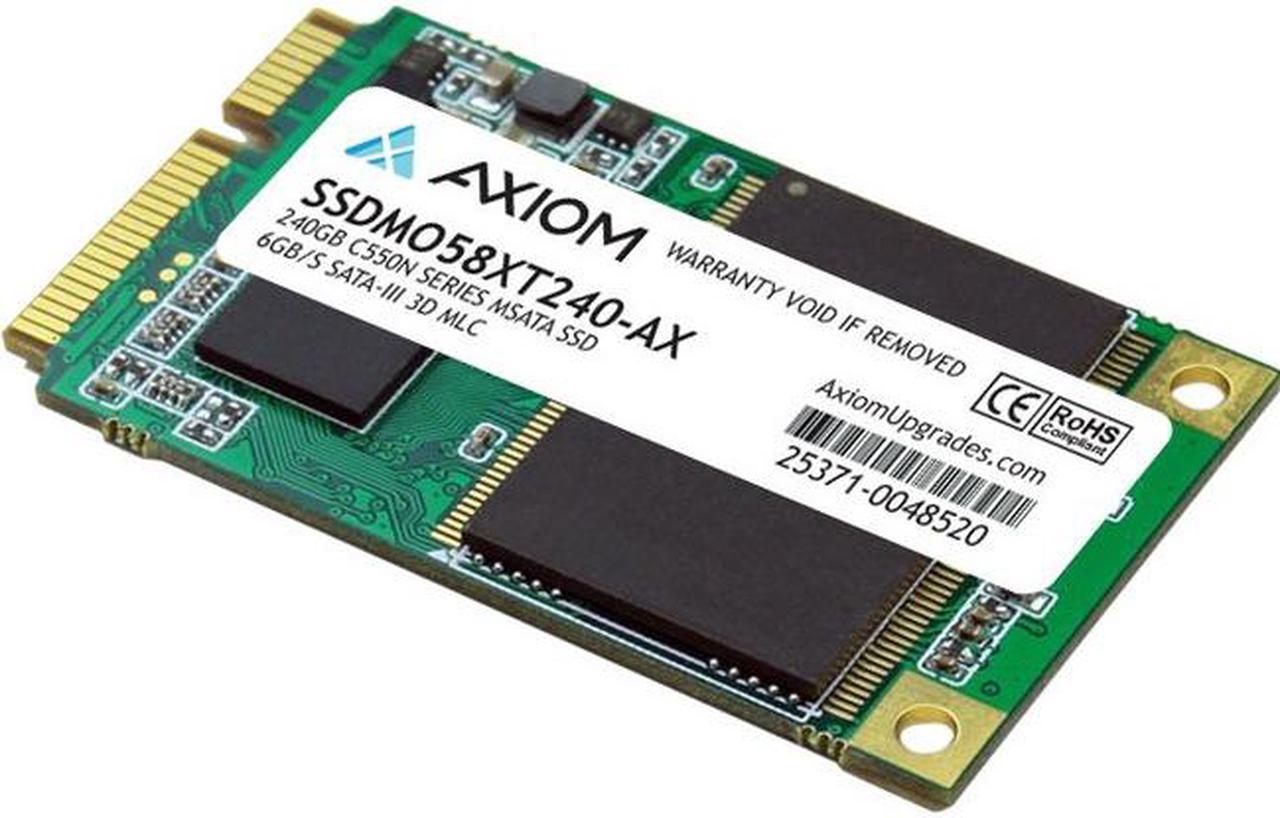 Axiom SSDMO58XT240-AX C550N Series - Solid State Drive - 240 Gb - Internal - Msata - Sata 6Gb/S