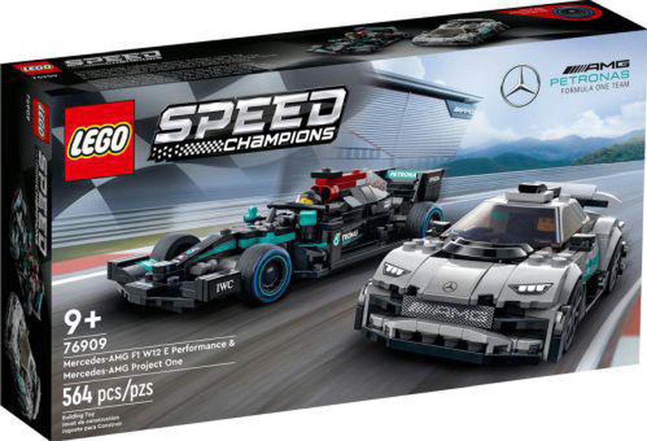 Main image of LEGO 76909 Speed Champions Mercedes-AMG F1 W12 E Performance & Mercedes-AMG Project One