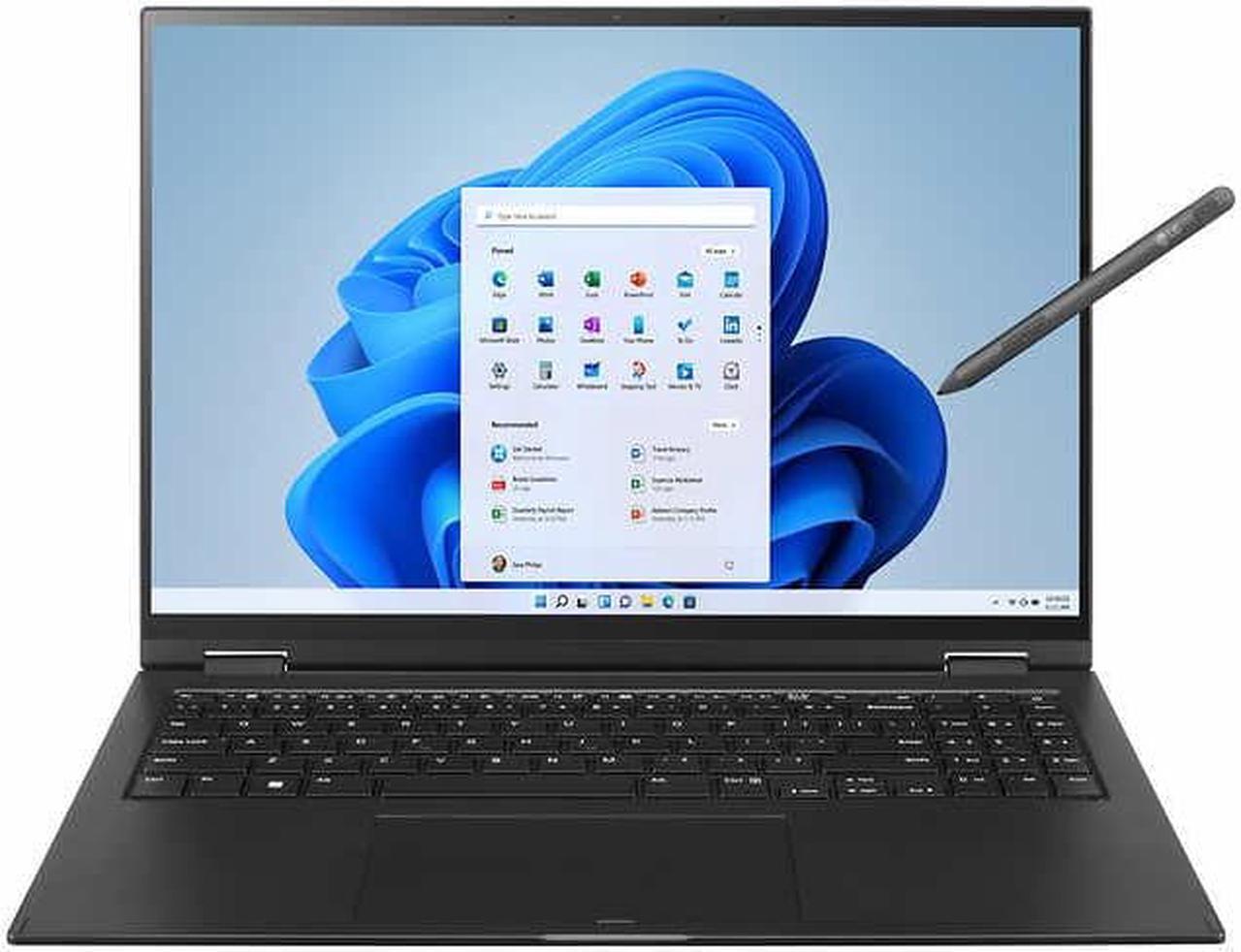 Alt view image 4 of 13 - LG Gram 16 2-in-1 Laptop: Core i7-1360P, 32GB DDR5 RAM, 1TB SSD, 16" 2560x1600 Touch Display, Pen
