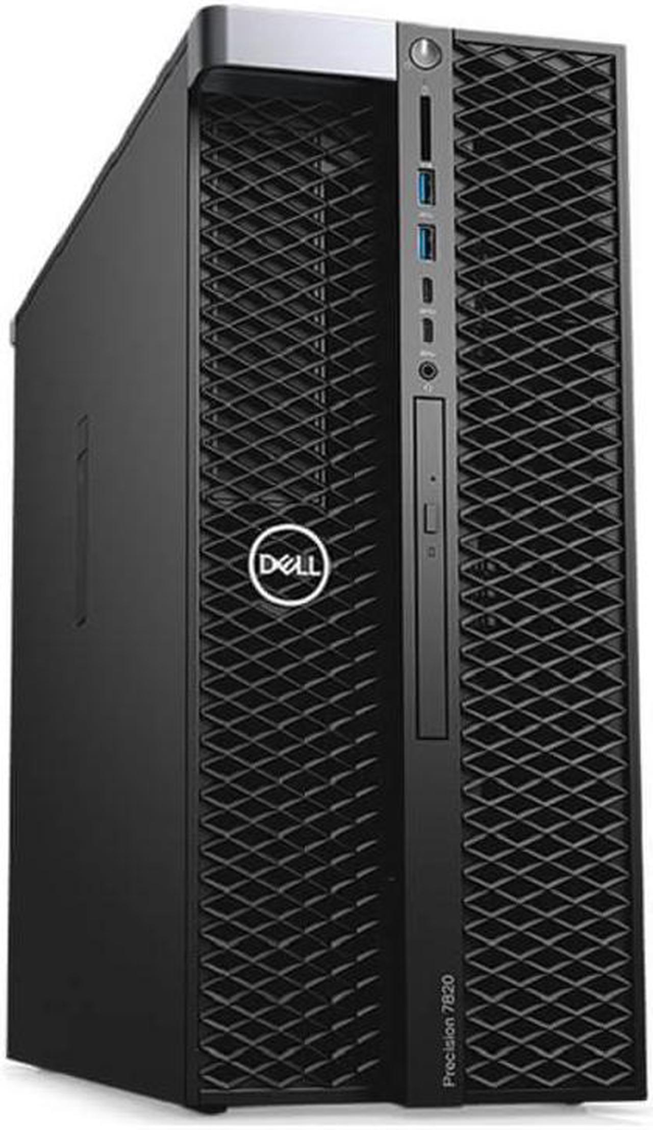 Dell Precision Tower 7820 Workstation 2x Gold 6126 12C 2.6Ghz 192GB 1TB NVMe M2000 Win 10