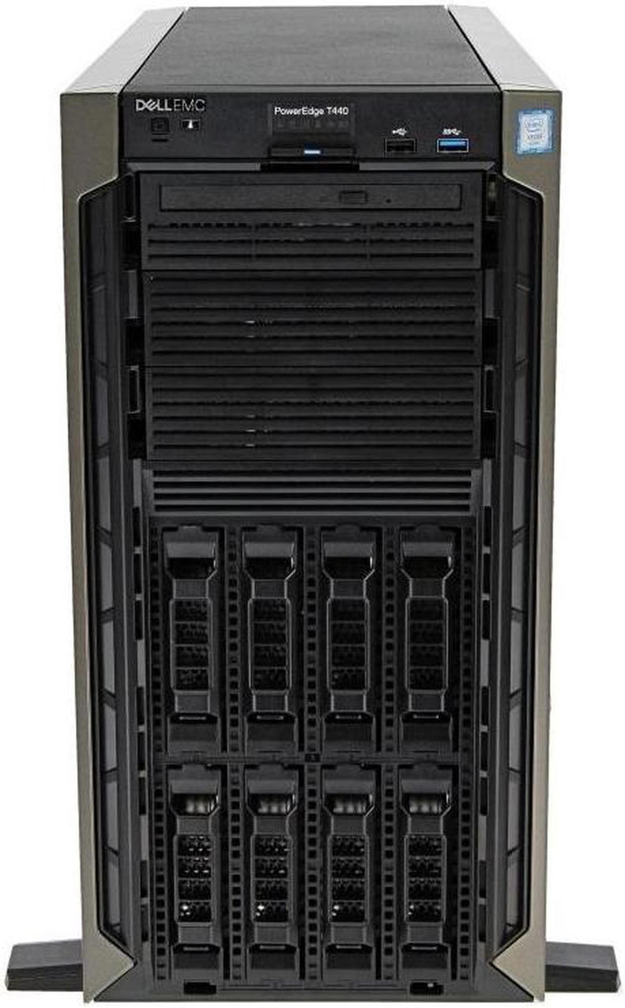 Main image of Dell PowerEdge T440 8 x 3.5" Hot Plug Bronze 3104 2x Trays Six Core 1.7Ghz 16GB RAM 2x 800GB SSD H330 2x PSU