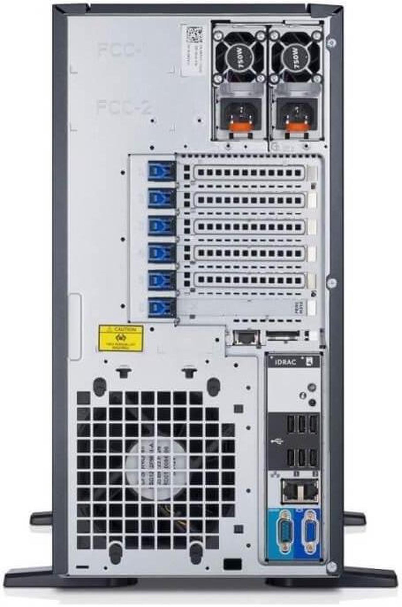 Alt view image 2 of 2 - Dell PowerEdge T330 8 x 3.5" Hot Plug E3-1220 V5 Quad Core 3Ghz 8GB 4x 4TB SAS H730