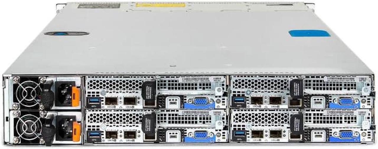 Alt view image 2 of 2 - Dell PowerEdge C6320 24 Bay SFF 4-Node Server 8x E5-2620 V4 8-Core 2.1Ghz 768GB DDR4 24x 400GB SSD H330