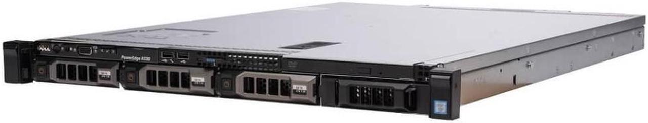 Dell PowerEdge R330 4 x 3.5" Hot Plug E3-1220 v5 Quad Core 3Ghz 32GB 2x 1TB H330 2x 350W