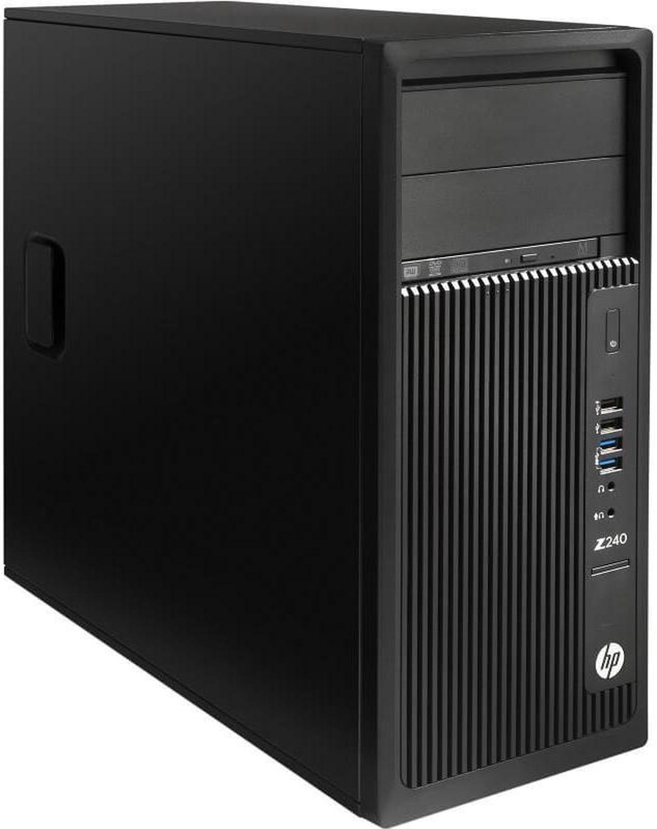 HP Z240 Tower E3-1270 V5 Quad Core 3.6Ghz 32GB 1TB NVMe M2000 Win 10