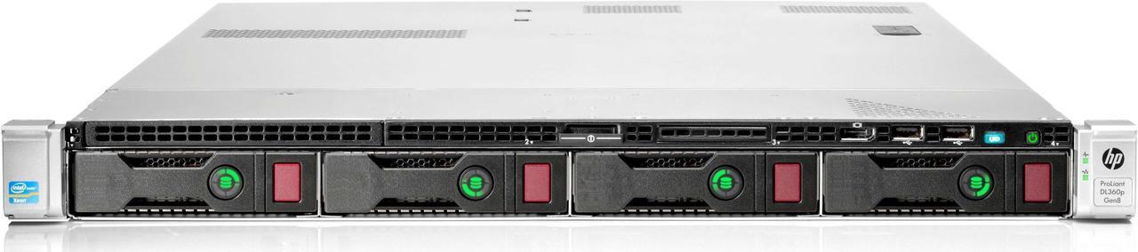 HP Proliant DL360p Gen8 4 x 3.5" HS E5-2643 Quad Core 3.3Ghz 384GB 4x 300GB 15K P420i