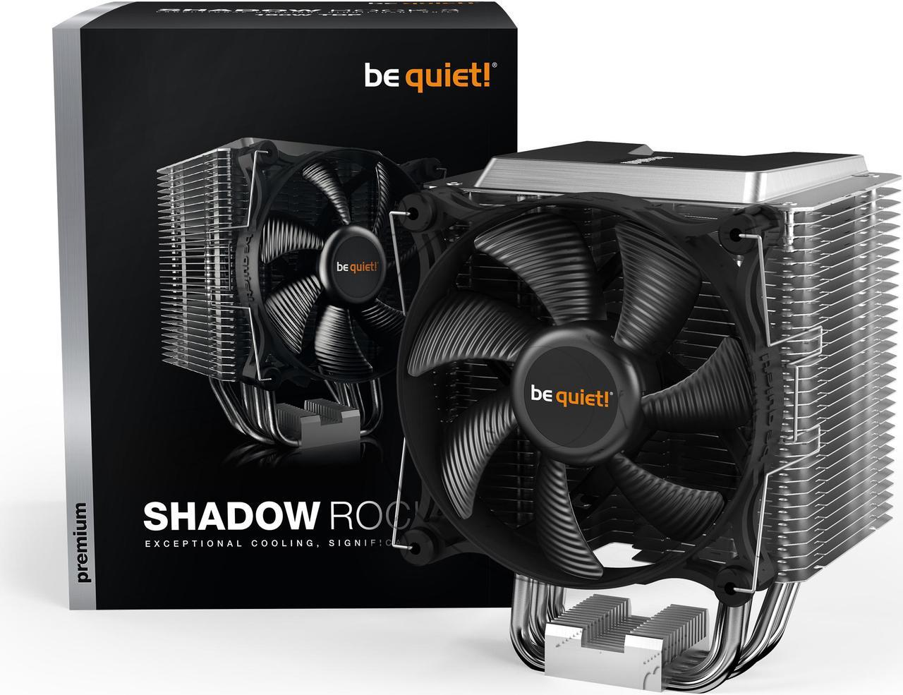 Alt view image 6 of 14 - be quiet! Shadow Rock 3 CPU Air Cooler | 190W TDP | LGA 1700 1200 2066 1150 1151 1155 2011(-3) Square ILM Compatible | Intel and AMD 4/5 Support | Low Noise Cooler | Silver/Black Design | BK004