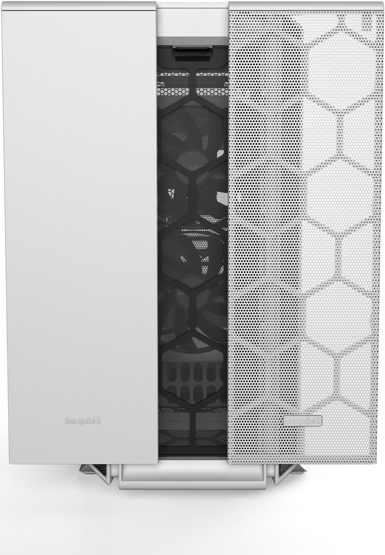 Alt view image 3 of 6 - be quiet! Silent Base 802 Window | ATX Midi Tower PC Case| 3 Pre-Installed Pure Wings 2 Fans | Sound Insulated | Tempered Glass Window | White | BGW40