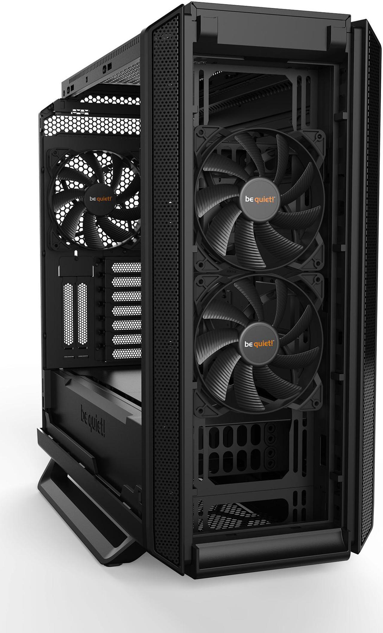 Alt view image 3 of 7 - be quiet! Silent Base 802 Window | ATX Midi Tower PC Case| 3 Pre-Installed Pure Wings 2 Fans | Sound Insulated | Tempered Glass Window | Black | BGW39