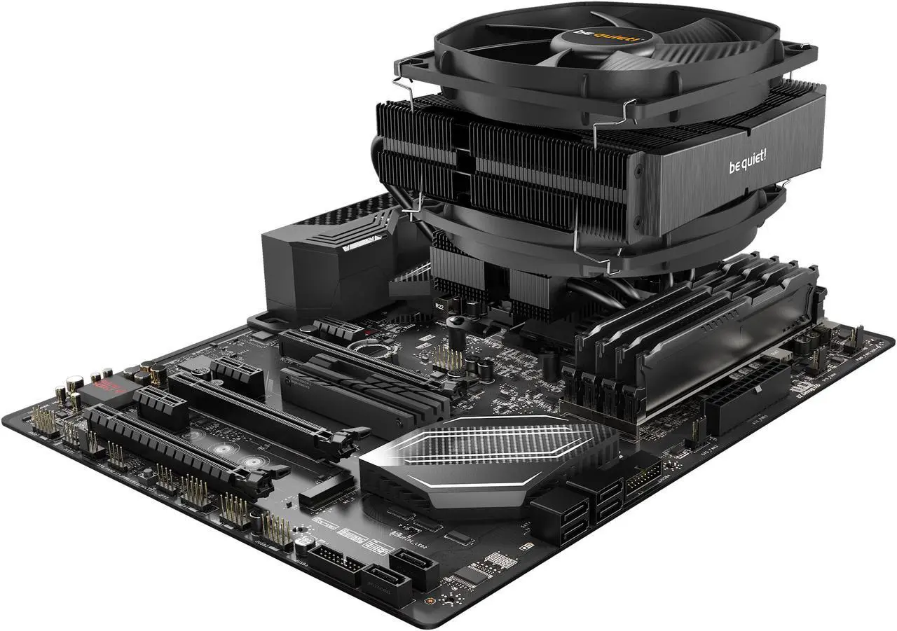 Alt view image 6 of 6 - be quiet! Dark Rock TF2 CPU Air Cooler | Top Flow Cooler | 230W TDP | Socket 1700 1200 2066 1150 1151 1155 2011(-3) Square ILM | Intel and AMD 4/5 Support | Low Noise Cooler | Black | BK031
