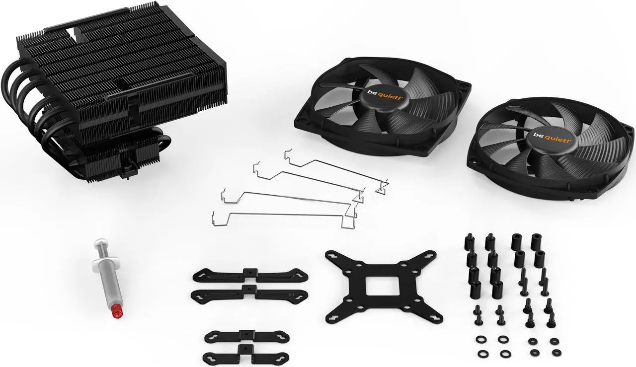 Alt view image 5 of 6 - be quiet! Dark Rock TF2 CPU Air Cooler | Top Flow Cooler | 230W TDP | Socket 1700 1200 2066 1150 1151 1155 2011(-3) Square ILM | Intel and AMD 4/5 Support | Low Noise Cooler | Black | BK031