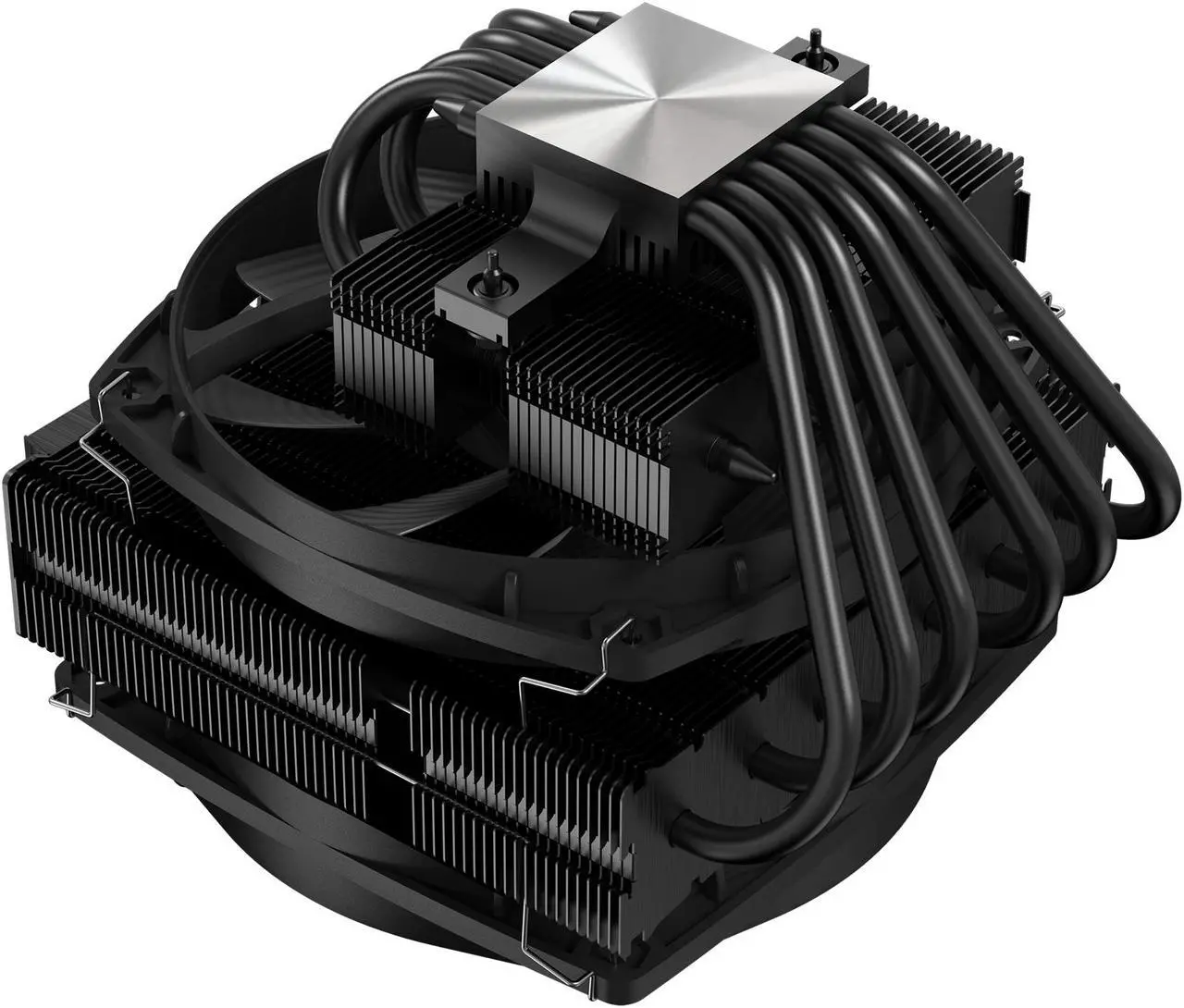 Alt view image 2 of 6 - be quiet! Dark Rock TF2 CPU Air Cooler | Top Flow Cooler | 230W TDP | Socket 1700 1200 2066 1150 1151 1155 2011(-3) Square ILM | Intel and AMD 4/5 Support | Low Noise Cooler | Black | BK031