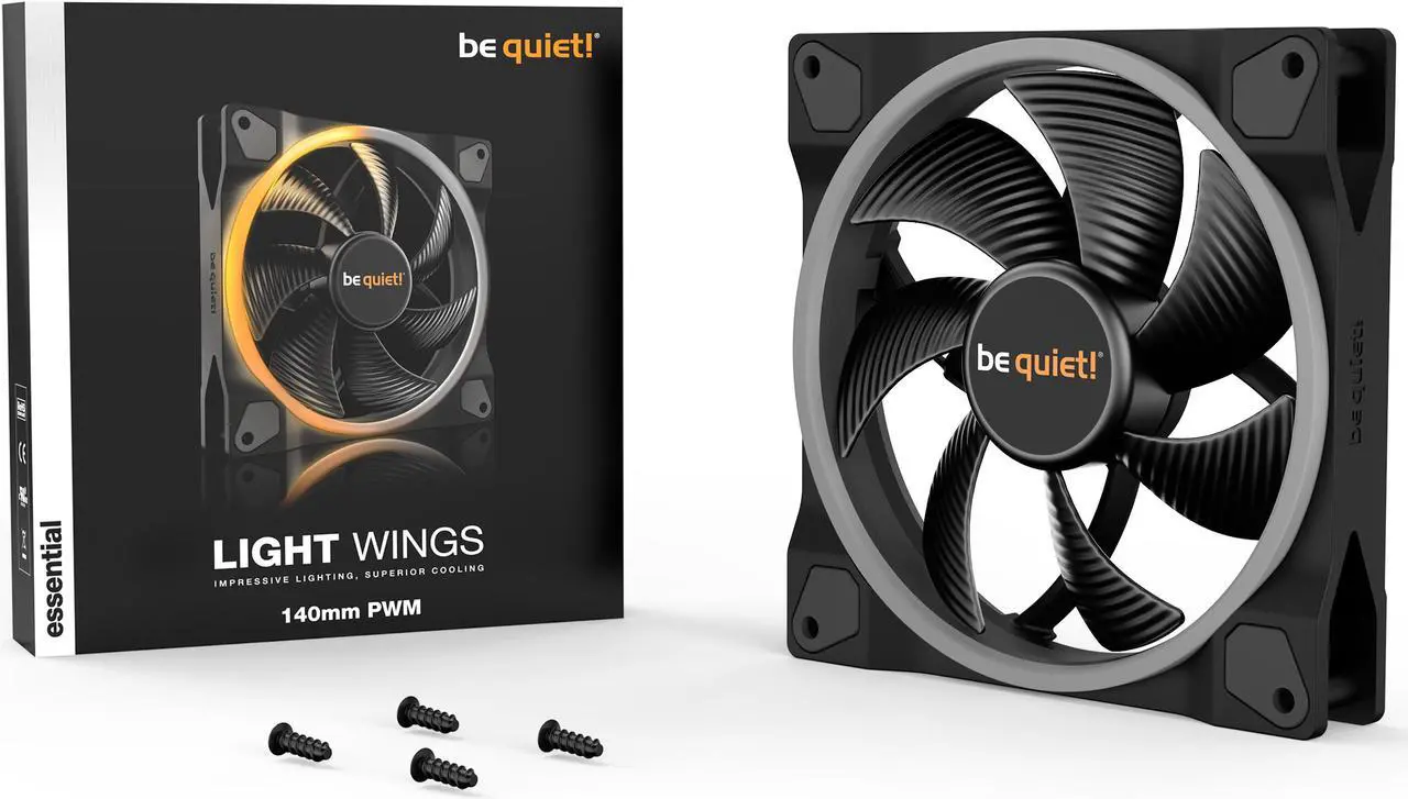 Alt view image 2 of 6 - be quiet! LIGHT WINGS 120mm PWM high speed