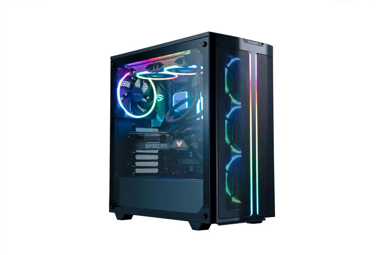 Alt view image 4 of 6 - be quiet! Light Wings 140mm PWM High Speed Low Noise Premium ARGB Cooling Fan | 4-Pin | Ideal for Radiators and Heat Sinks | Black | BL075