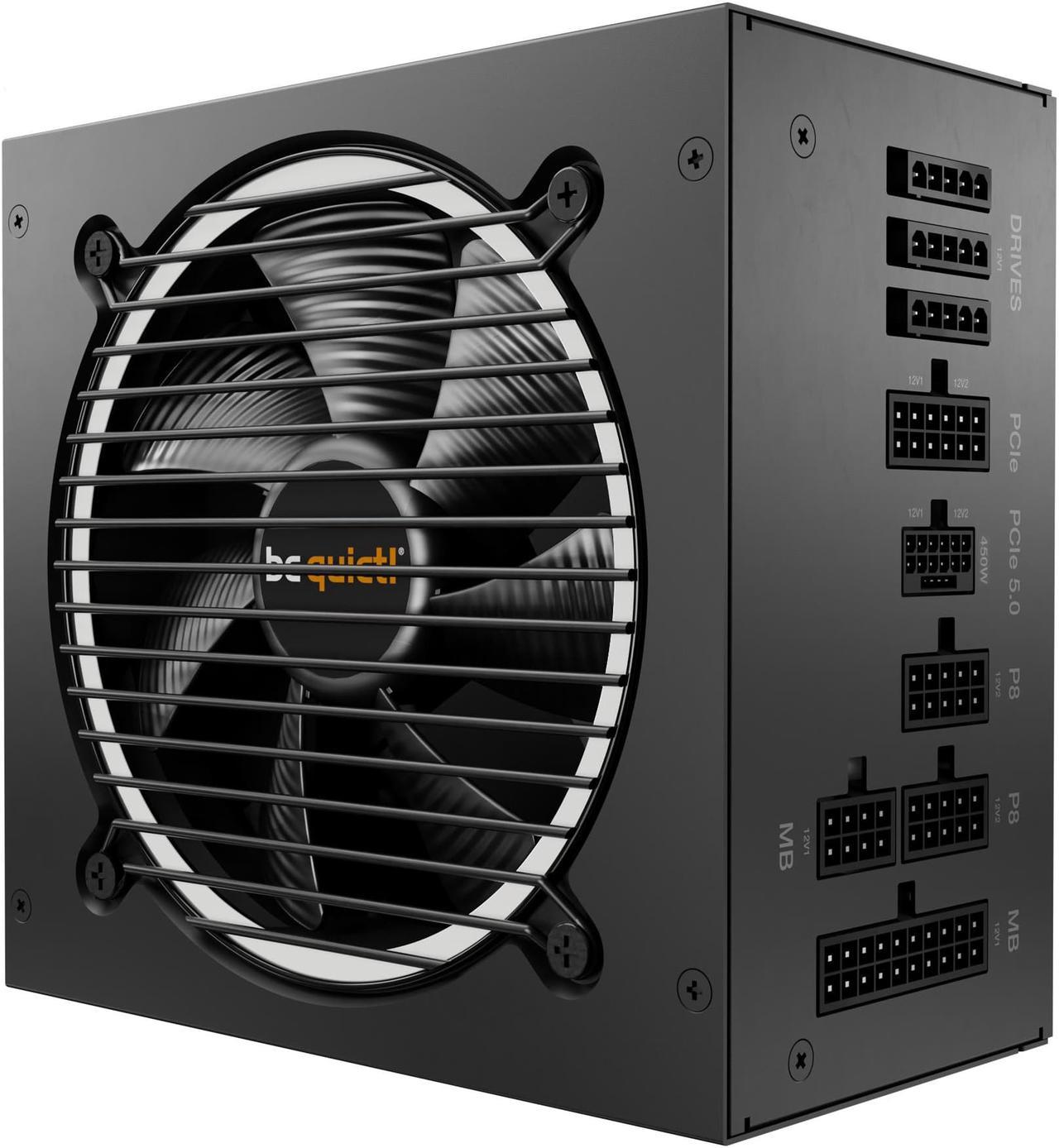 be quiet! Pure Power 12 M 650W ATX 3.0 Power Supply | 80+ Gold Efficiency | PCIe 5.0 | 2 12V-rails | Overclocking GPU Support | Modular PSU | 10 Year Warranty | BN503