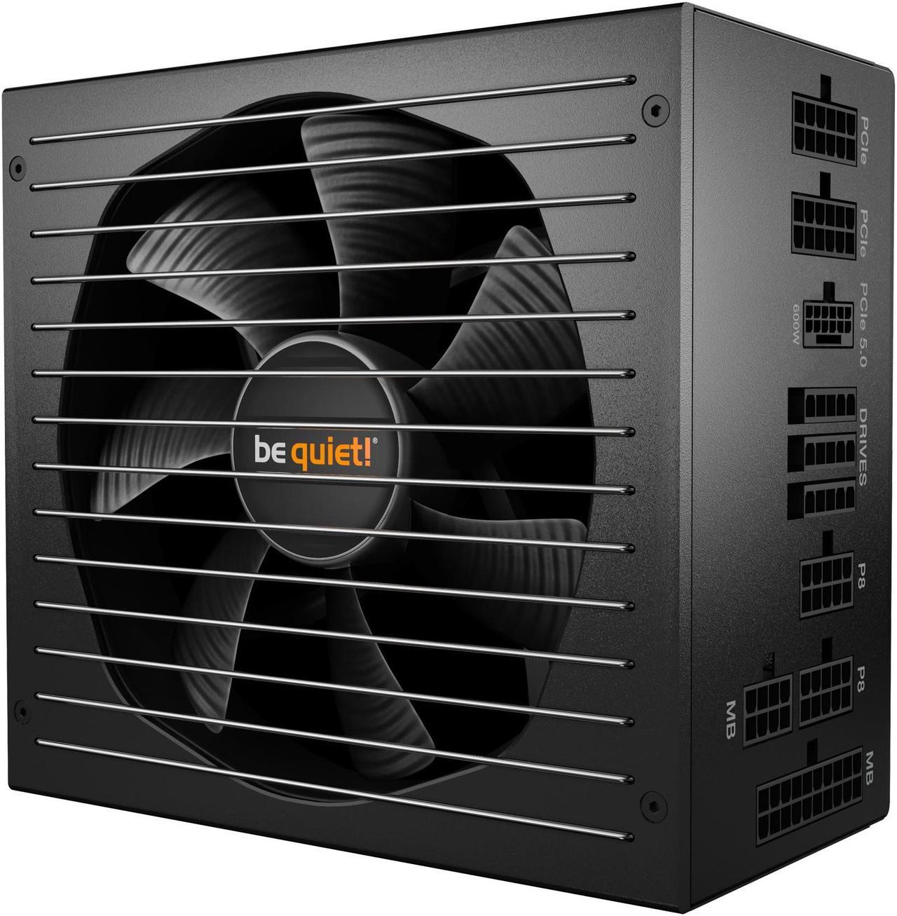 be quiet! Straight Power 12 850W ATX 3.0 Power Supply | 80+ Platinum Efficiency | PCIe 5.0 | Japanese 105°C Capacitors | Fully Modular PSU | 12v Rail System | 10 Year Warranty | BN515