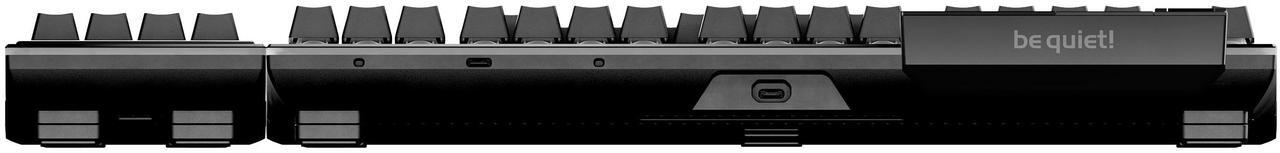 Alt view image 2 of 7 - be quiet! Dark Mount Mechanical Keyboard | Tactile | Hot-Swappable Lubricated Silent Switches | Detachable Numpad and Media Dock | Programmable ARGB Keys | Quality PBT Double Shot Keycaps | BT002US