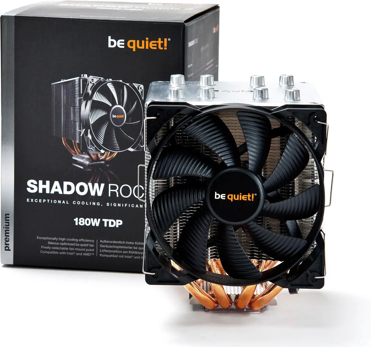 Alt view image 5 of 9 - be quiet! BK013 SHADOW ROCK 2 CPU Cooler 180W TDP