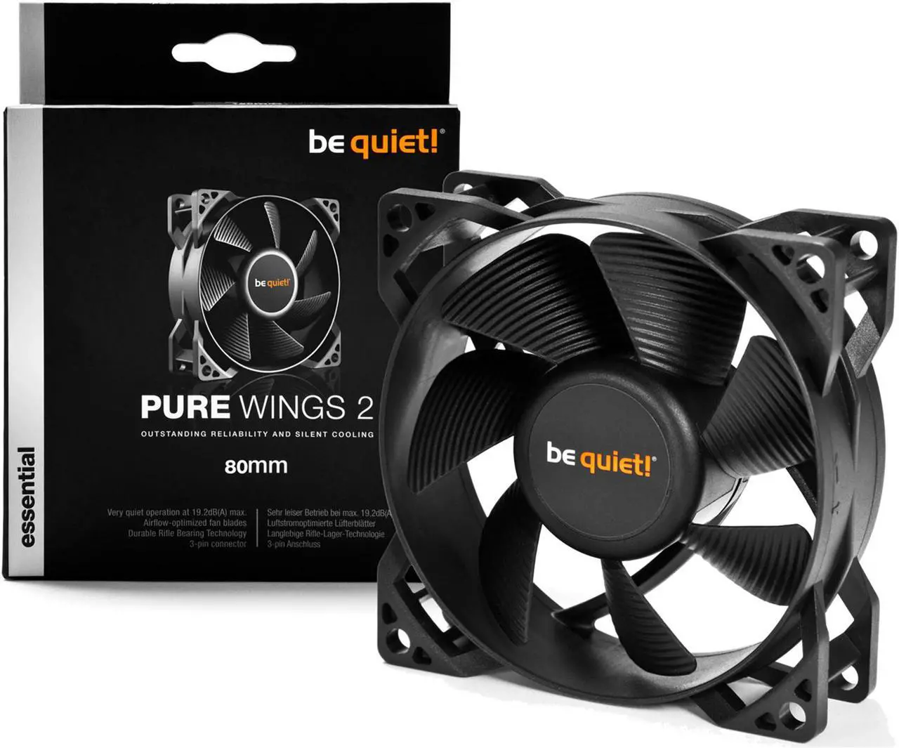 Alt view image 3 of 3 - be quiet! Pure Wings 2 80mm