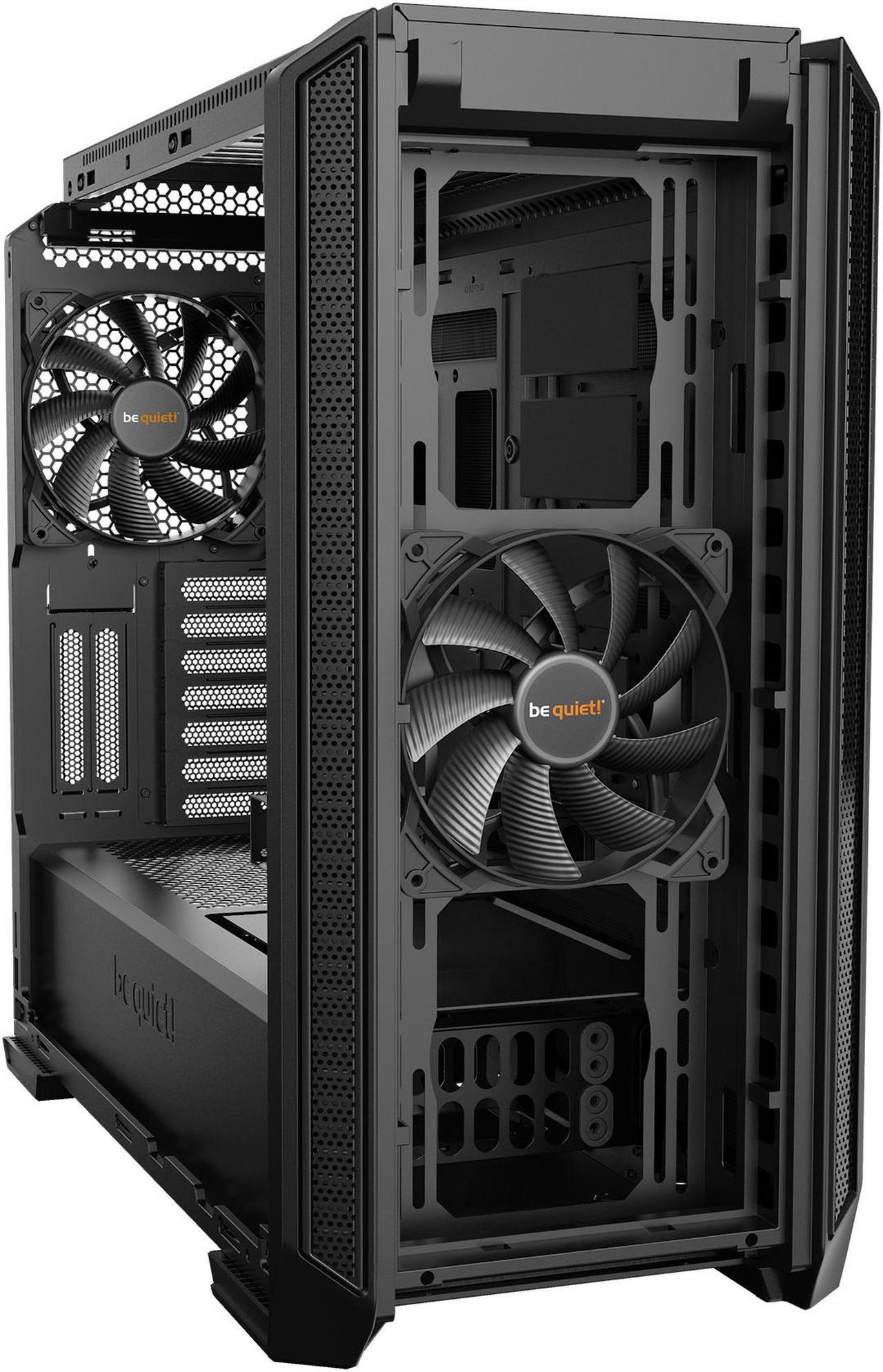 Alt view image 4 of 9 - be quiet! Silent Base 601 Window | Midi Tower ATX PC Case | Two 140mm Fans | 10mm Extra Thick Insulated mats | PSU Shroud | Black| BGW26