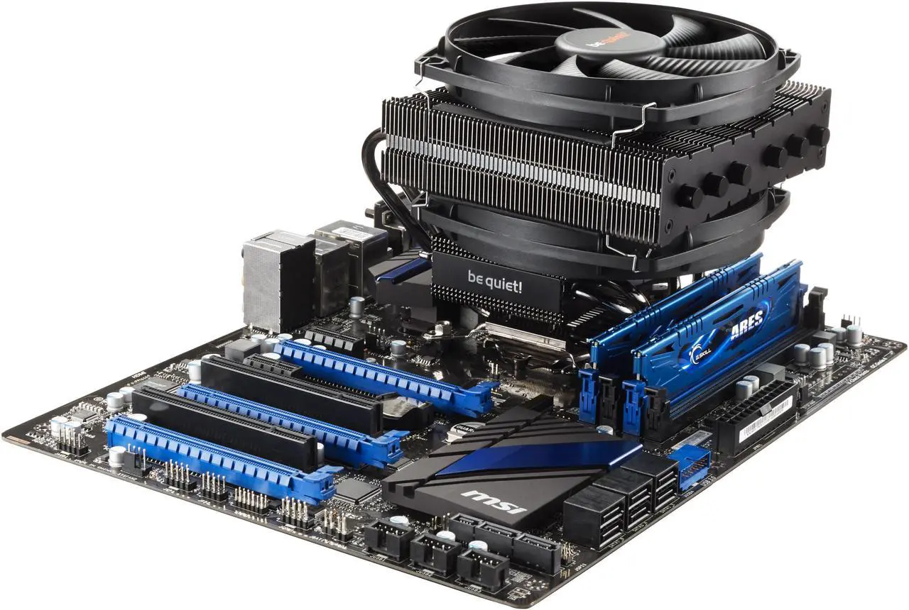 Alt view image 3 of 6 - be quiet! DARK ROCK TF Low Profile SilentWings CPU Cooler - 220W TDP