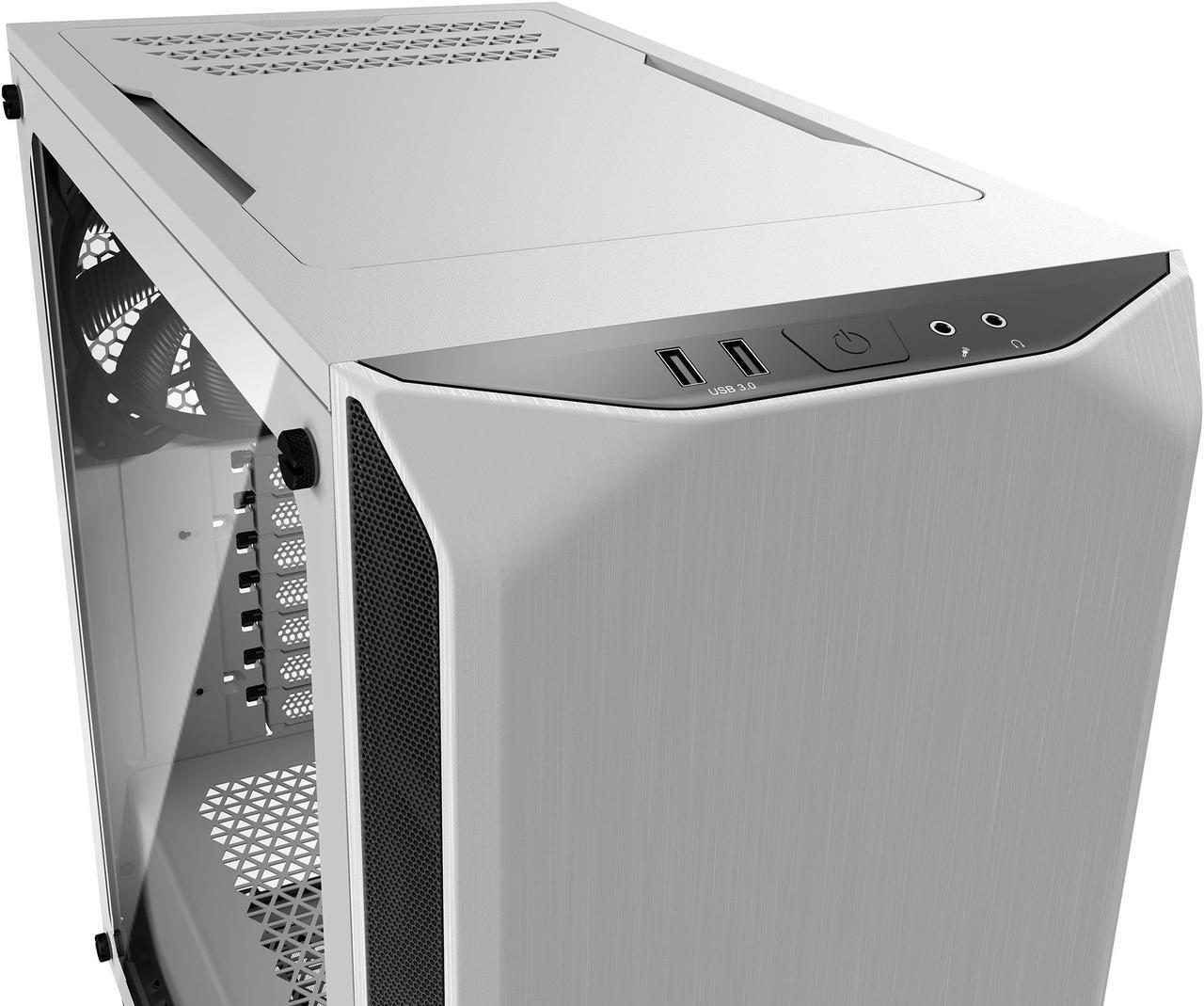 Alt view image 6 of 7 - be quiet! Pure Base 500 | ATX Midi Tower PC case | Tempered Glass Window | Two Pre-Installed Silent Wings Fans | White | BGW35