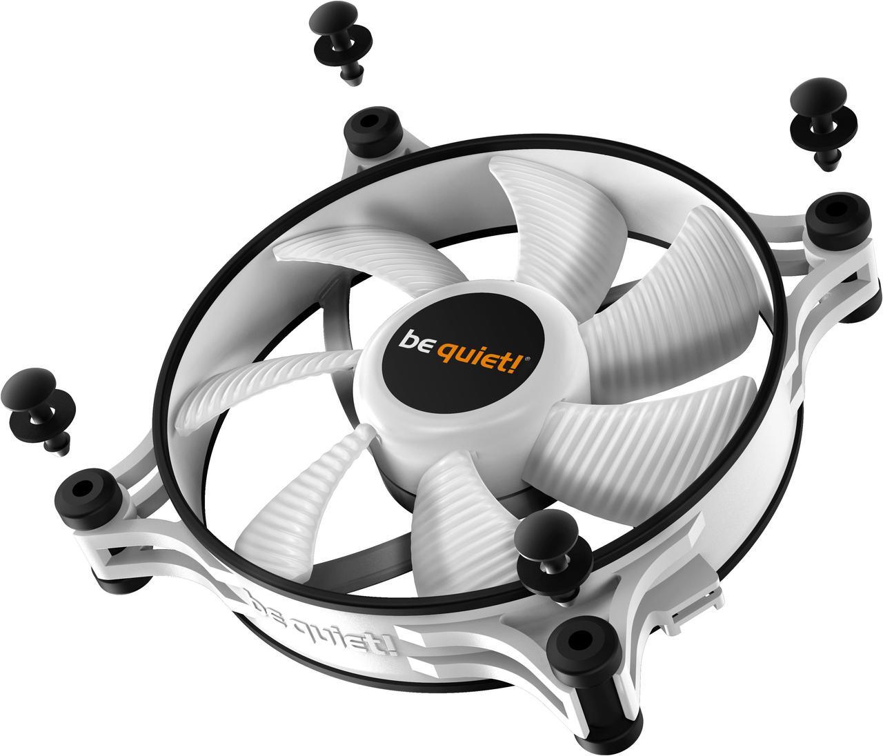 Alt view image 4 of 5 - be quiet! Shadow Wings 2 120mm White, case fan, airflow-optimized fan blades, whisper-quiet operation and reliable cooling