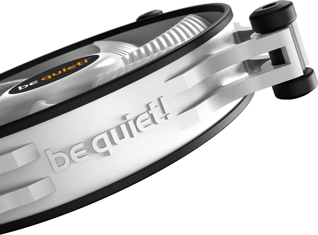 Alt view image 3 of 5 - be quiet! Shadow Wings 2 120mm White, case fan, airflow-optimized fan blades, whisper-quiet operation and reliable cooling