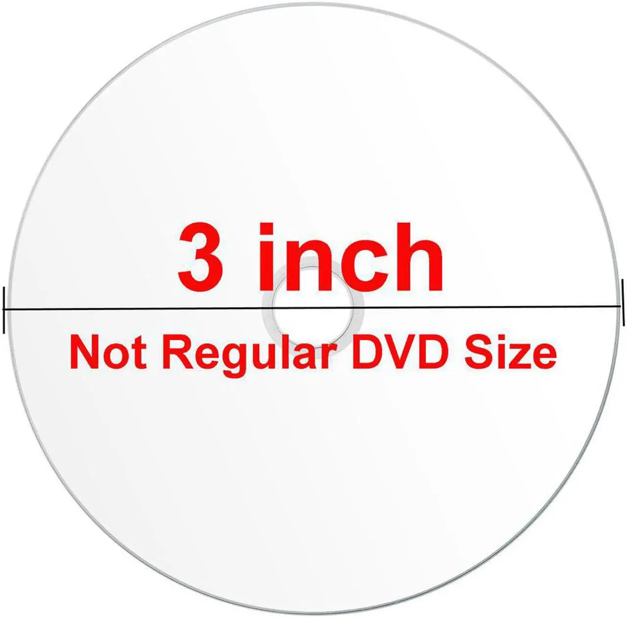 Alt view image 2 of 2 - 50 Pack Smartbuy Mini DVD-R 3 inch 8cm 4X 1.4 GB 30 Min Blank Recordable Disc For Camcorders Handycam