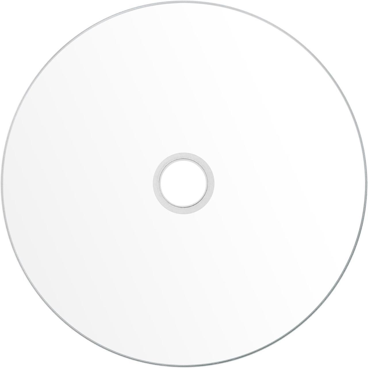Alt view image 2 of 3 - 100 Pack Smartbuy Digital Audio CD-R Music 52X 700MB/80Min White Inkjet Hub Printable Blank Recordable Disc