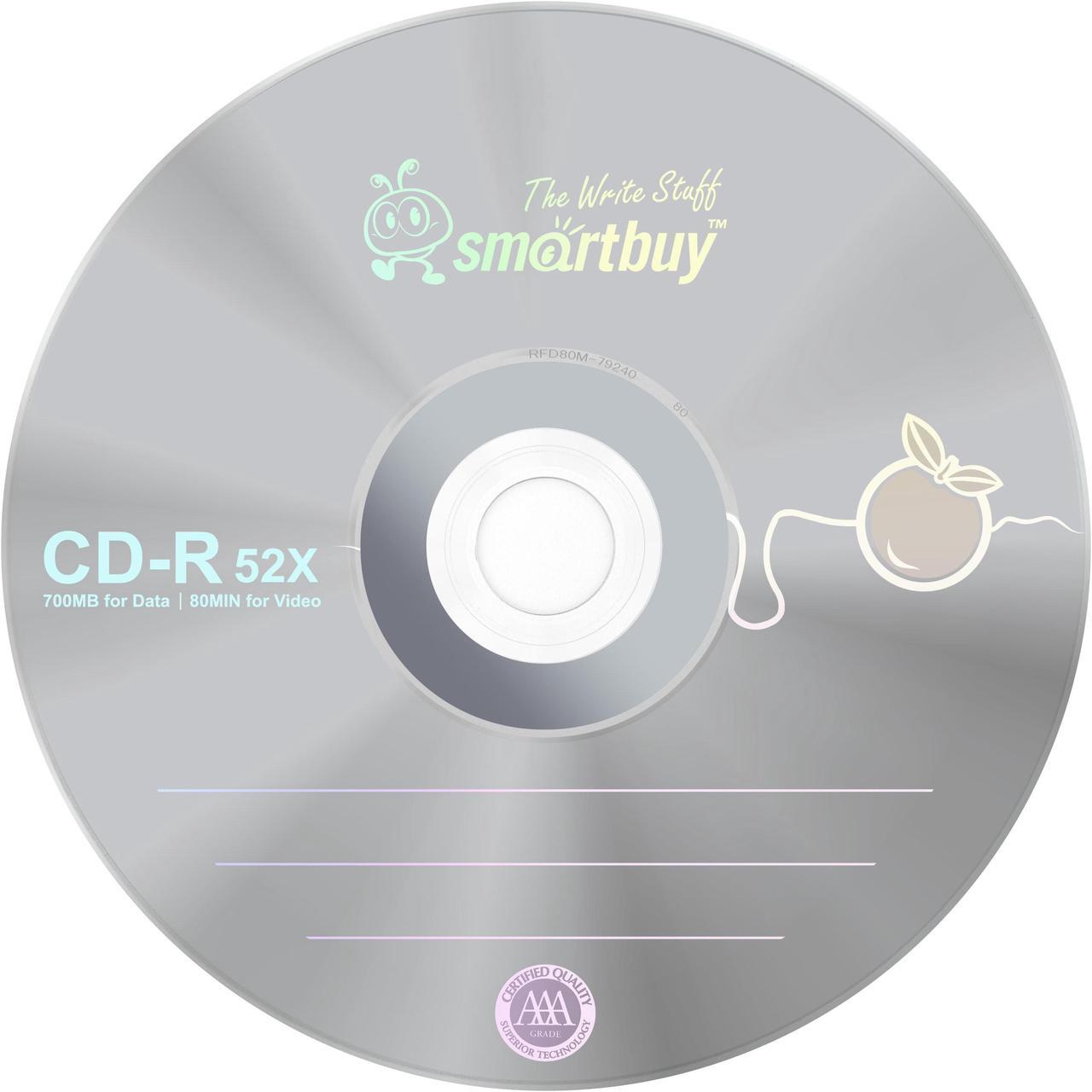 Alt view image 3 of 3 - 50 Pack MyEco CD-R CDR 52X 700MB 80Min Economy Branded Logo Top Write Once Blank Media Record Disc