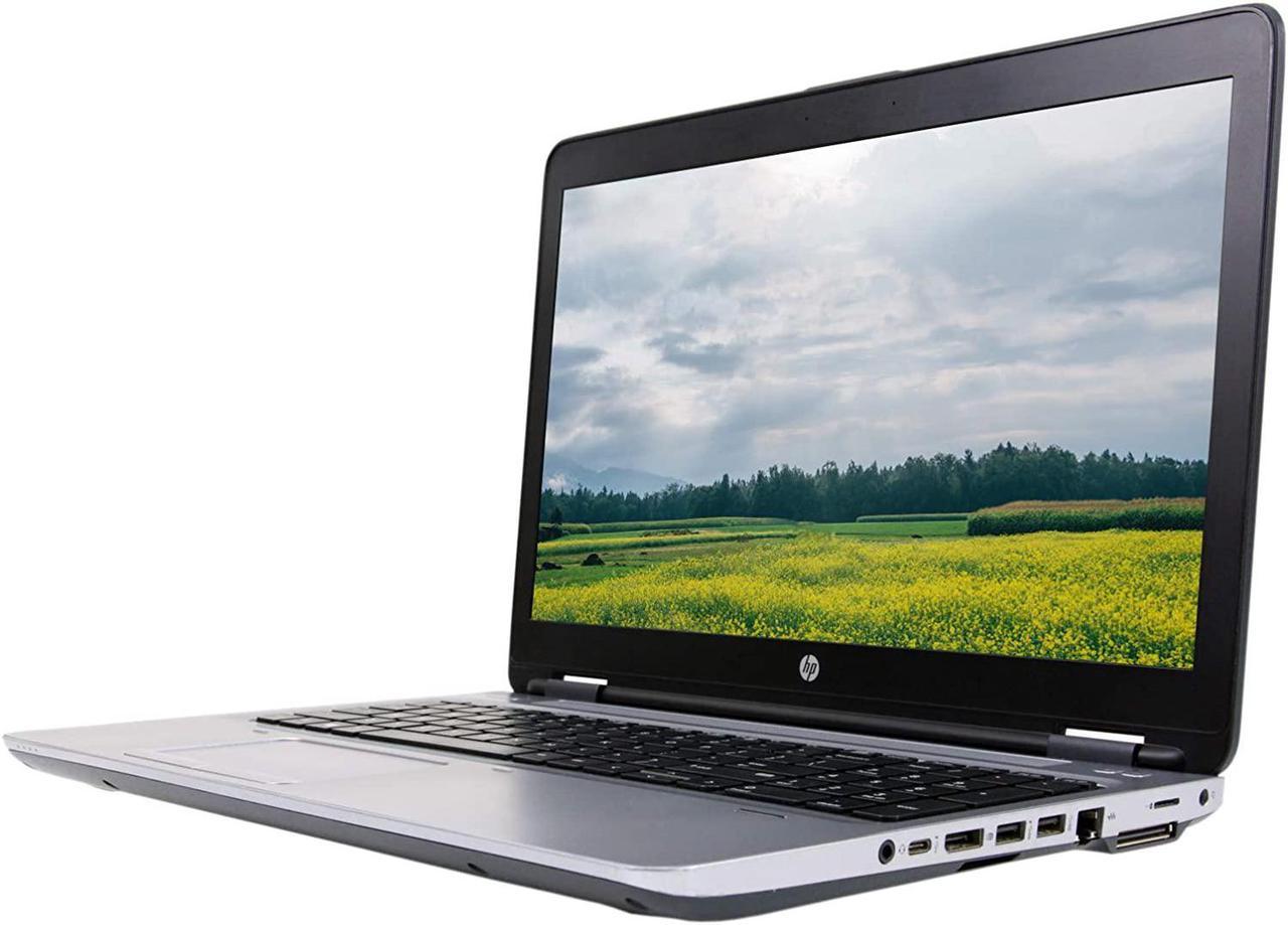 HP ProBook 650 G2 Laptop, 15.6" LCD, Intel Core i7-6600U 2.3GHZ, 16GB DDR4 Memory, 256GB M.2 SSD, Windows 10 Pro, Grade B