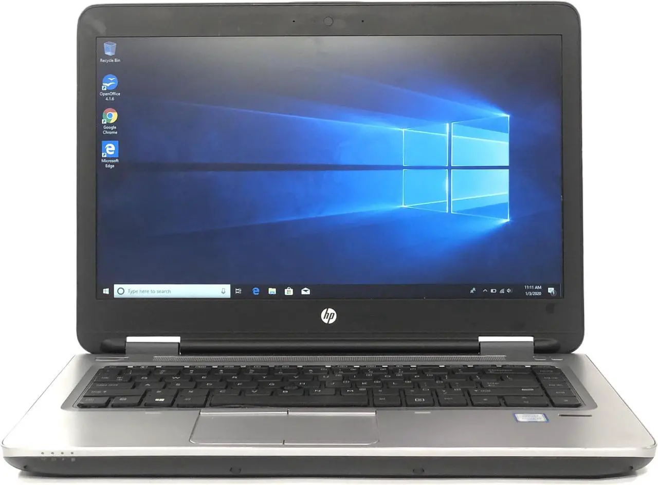 HP ProBook 640 G2 Laptop 14" Intel Core i3 6100U 2.3GHZ 8GB DDR4 500GB HDD Win 10 Pro NWC GB