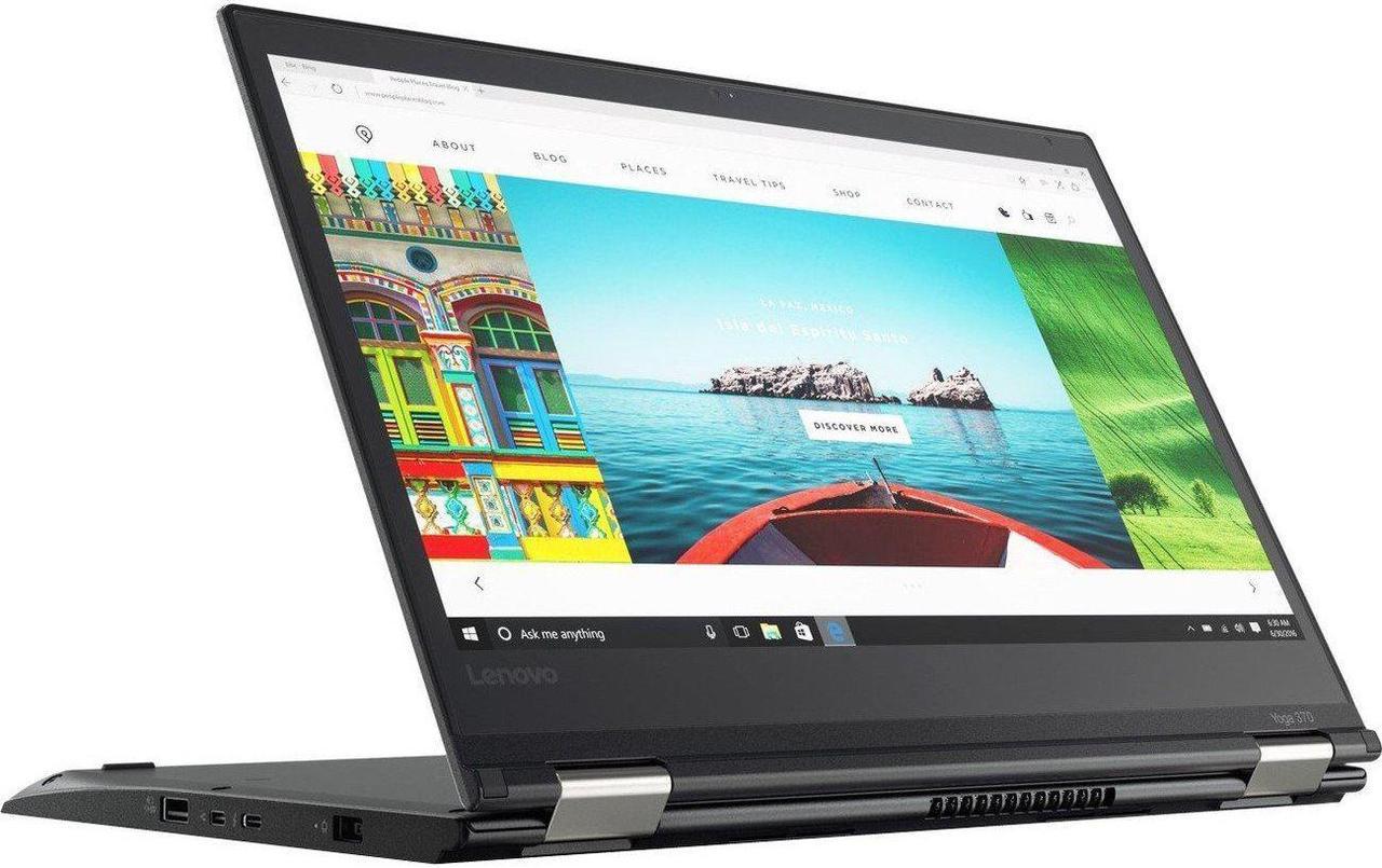 Lenovo ThinkPad Yoga 370 13.3" Flip Design Convertible Notebook (2 in 1) 13.3” FHD 1920 x 1080 IPS Touchscreen – 7th Gen Intel Core i7-7500U 128 GB SSD 8 GB DDR4 RAM Wi-Fi BT Webcam Windows 10 Pro