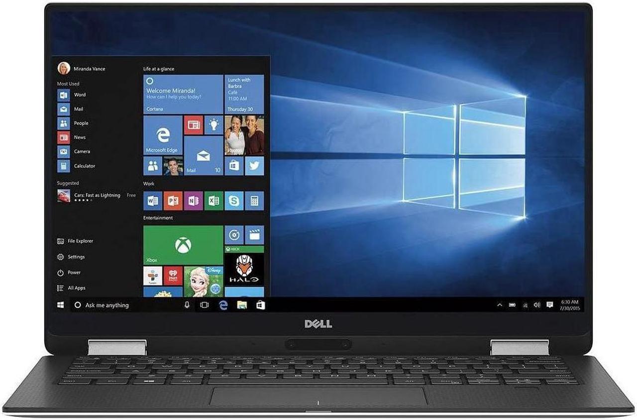 Dell XPS 13 9365 13.3" FHD Touchscreen (1920x1280) convertable 2-IN-1 Business Tablet Laptop -  Intel Core i5-7Y57 1TB SSD 8GB RAM WiFI BT Webcam Windows 10 Pro