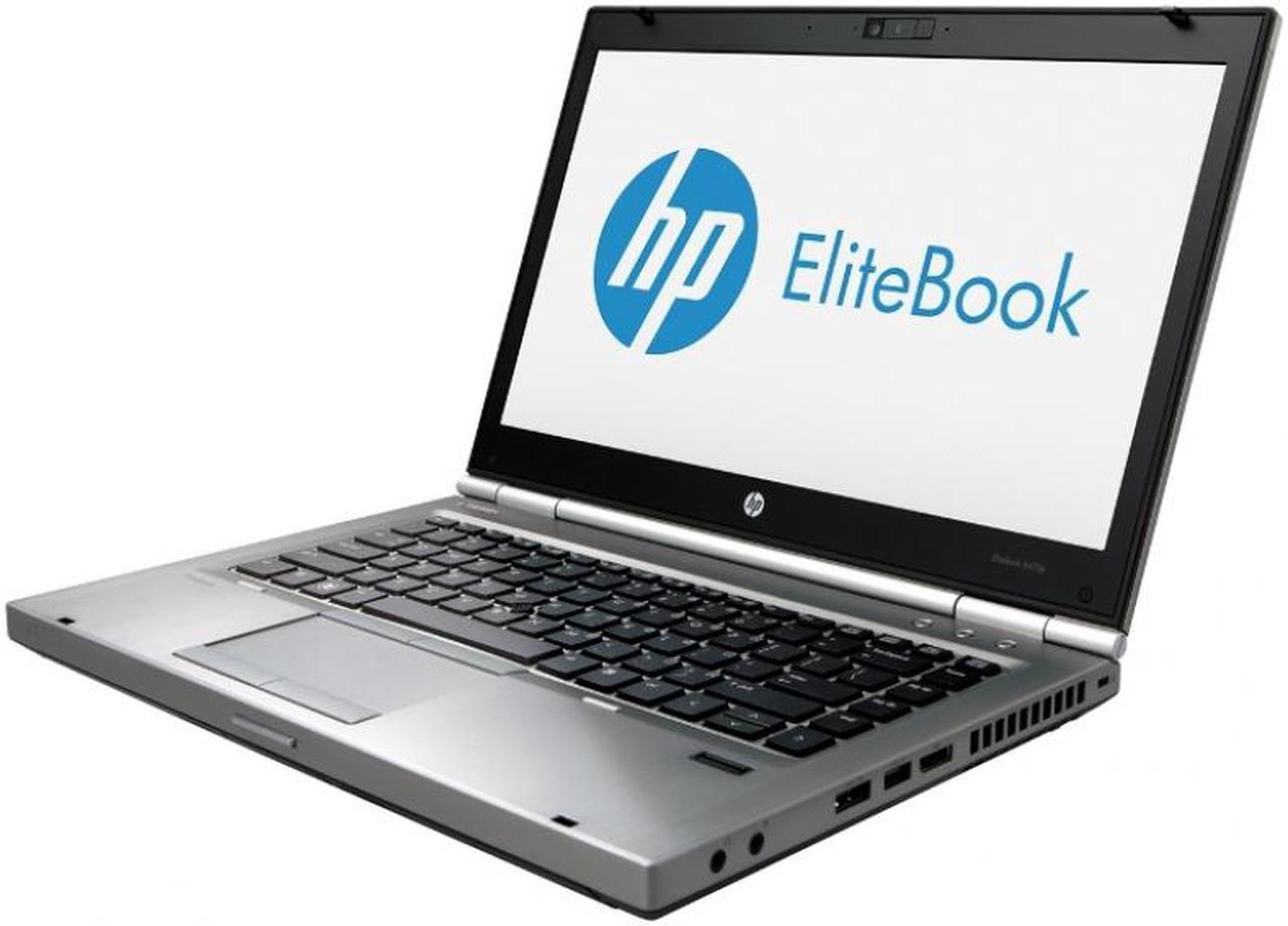 HP Elitebook 8460p 14" LED Laptop Intel 2nd Gen Intel QUAD Core i7 Mobile CPU 8 GB DDR3 RAM 128 GB SSD DVD-R FireWire DisplayPort WiFi Bluetooth Webcam Windows 10 Pro