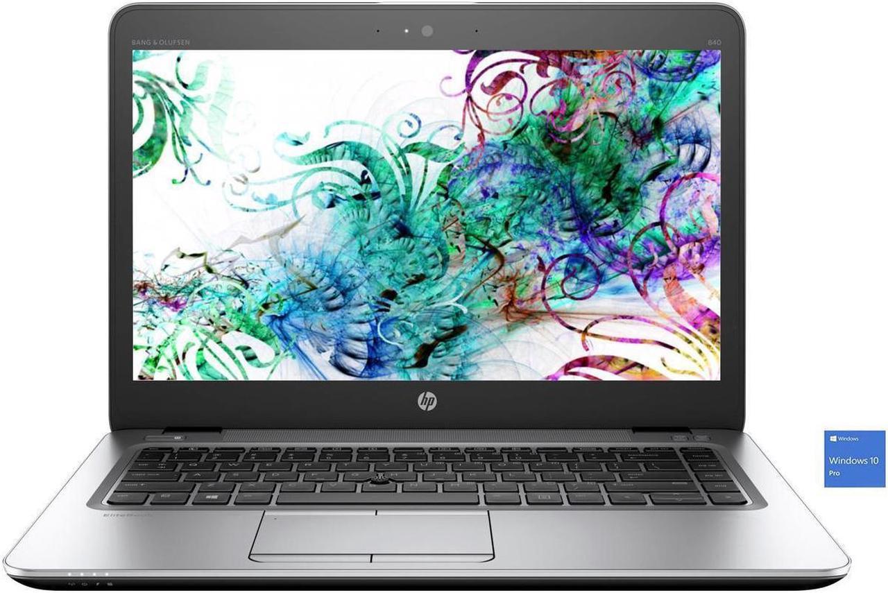 HP EliteBook 840 G3 14" FHD LED Display Ultrabook Laptop – 6th Gen Intel Core i7 Dual Core 2.6GHz CPU 256 GB SSD 16 GB DDR4 RAM WiFi Bluetooth Tunderbolt Windows 10 Pro