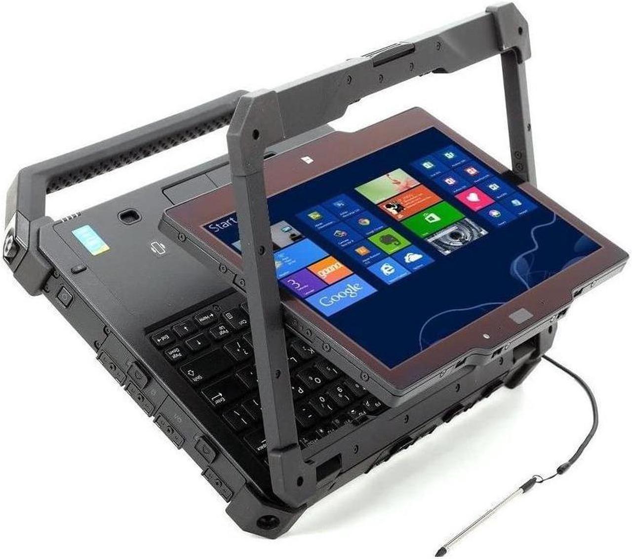 DELL Latitude Rugged 7214 Military Grade 2 in 1 Notebook 12” HD Touchscreen Convertible Tablet - 6th Gen Intel Core i5-6300U 8 GB DDR4 128GB SSD Wi-Fi Webcam Windows 10 Pro