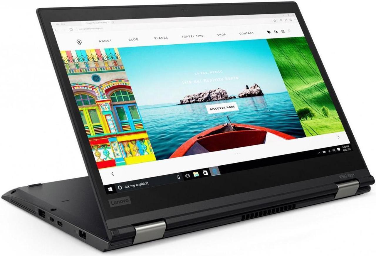 Lenovo ThinkPad X380 Yoga 13.3" Flip Design Convertible Notebook (2 in 1) FHD 1920 x 1080 IPS Touchscreen 8th Gen Intel QUAD Core i7-8650U 256 GB SSD 16GB DDR4 RAM Webcam Windows 10 Pro