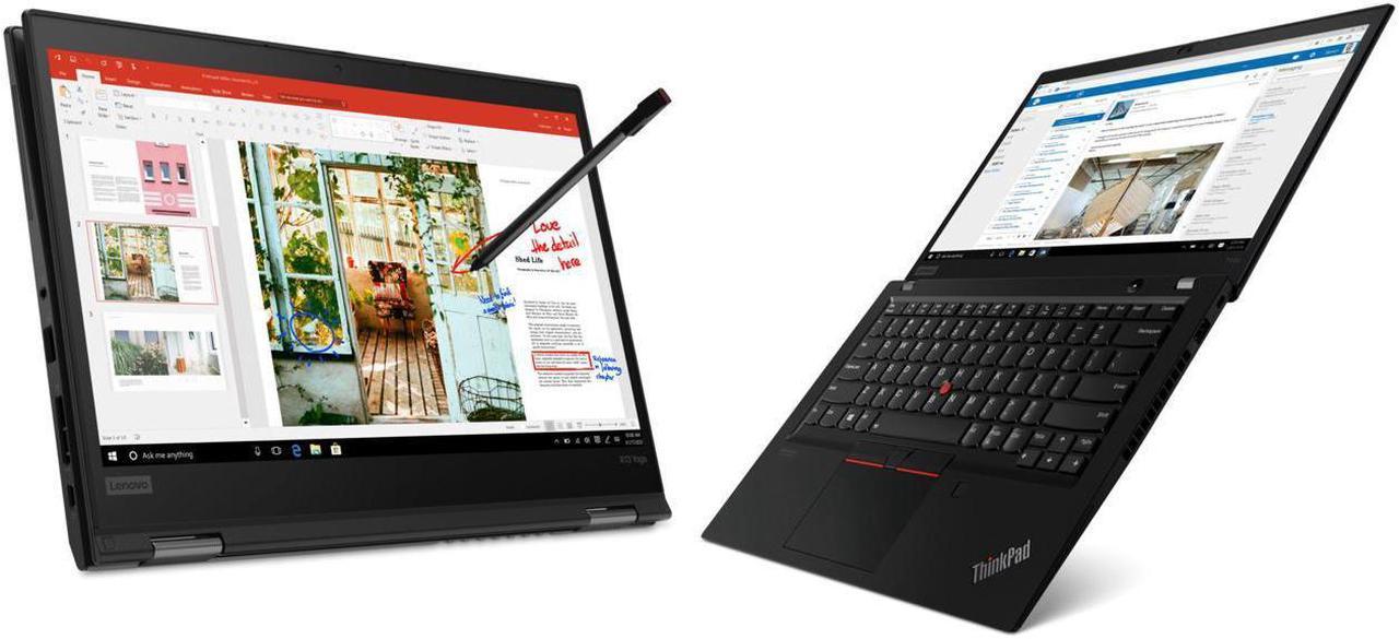 Lenovo ThinkPad Yoga L390 13.3 2-in-1 FHD 1920 x 1080 Touchscreen Convertible Notebook - 8th Gen Intel QUAD Core i5-8365U 128 GB SSD 16GB DDR4 RAM Webcam Windows 10 Pro