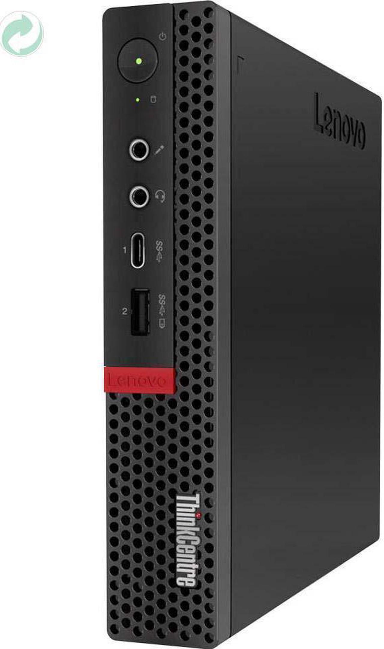 Lenovo ThinkCentre M720q Tiny Desktop - 8th Gen Intel Hexa-Core (6 Cores) i7-8700 up to 4.60 GHz 8 GB DDR4 128 GB SSD DVD-R WiFi/BT Windows 10 Pro