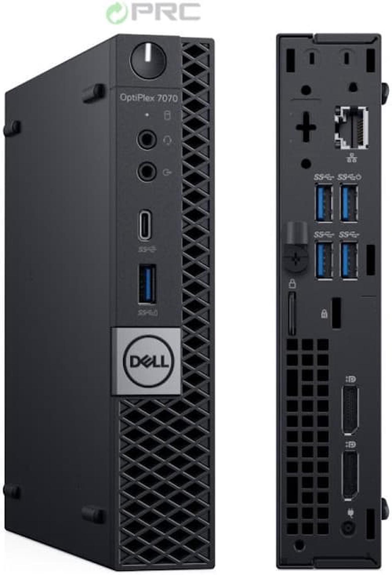 Dell OptiPlex 7060 5060 Micro Desktop PC - 8th Gen Intel Six Core i7-8700T 2.40 GHz 16 GB DDR4 128 GB M.2 SSD + 1TB SSD WiFi BT Windows 10 Pro